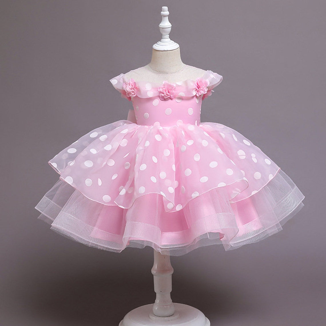 Newborn Baby Girl First Birthday Dress Fluffy Party Dress Etsy
