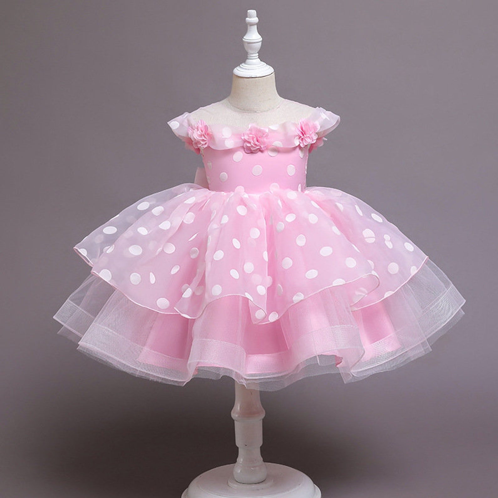 Newborn Baby Girl First Birthday Dress Fluffy Party Dress Etsy
