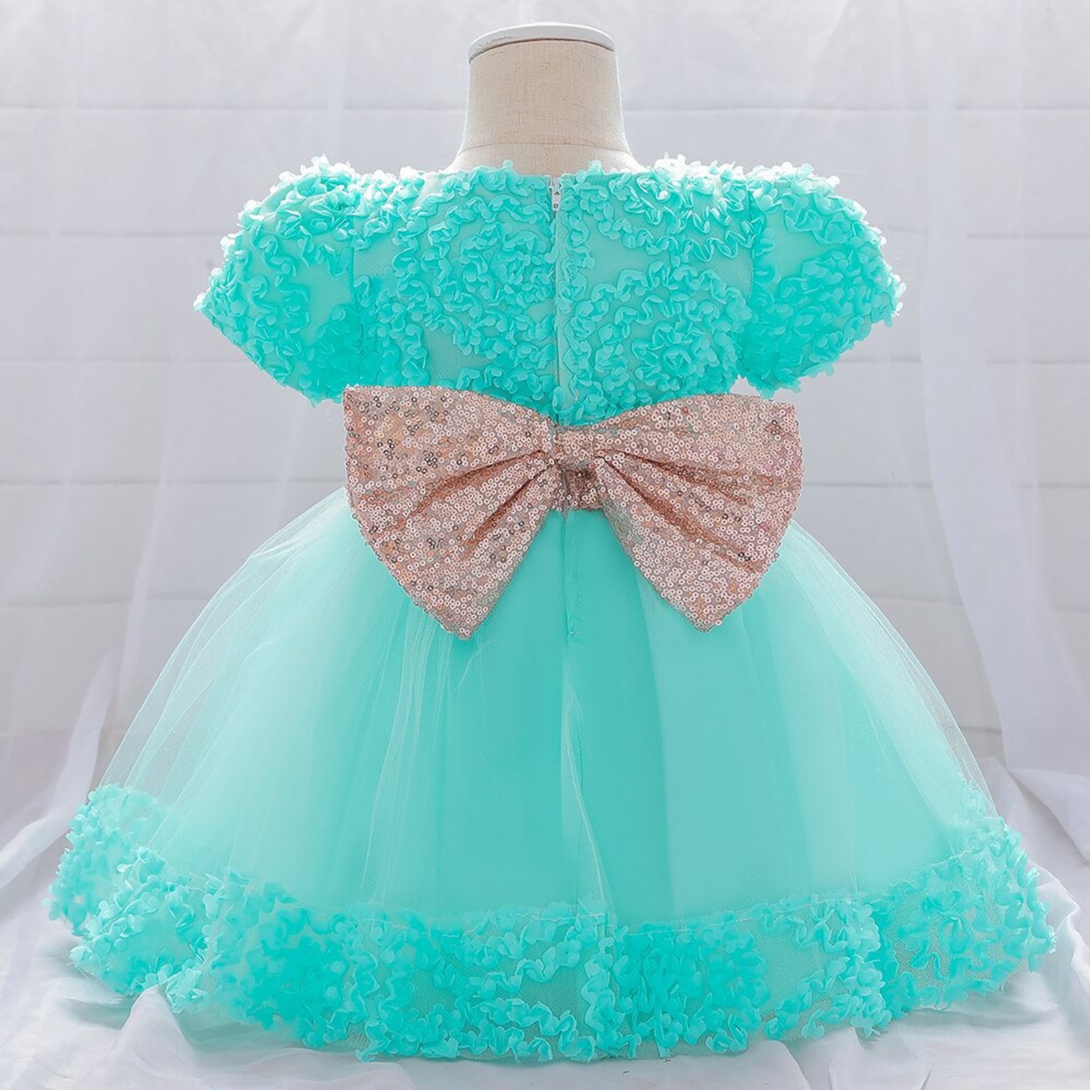First Birthday Outfit Toddler Party dress Fancy Dress Flower Girl Dress