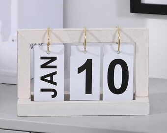 Small Desktop Calendar - Etsy
