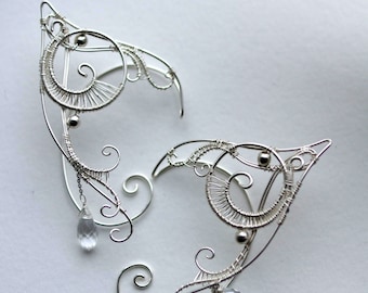 Keltische Elfen Ohrmanschetten, kein Piercing, Elfenohren, Cosplay Artikel. Elvin Ohrclips