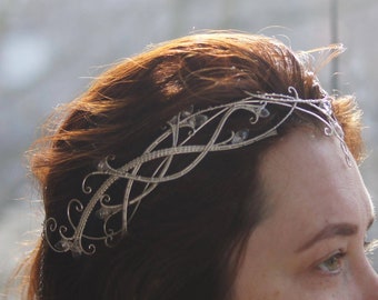 Elven tiara transformer. wedding circlet