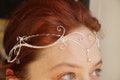 Delicate elven tiara, wedding circlet, elf coronet, wedding accessories, cosplay elvish look product logo