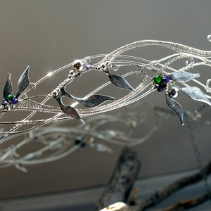 Elven tiara.  Cosplay circlet. Wedding tiara.