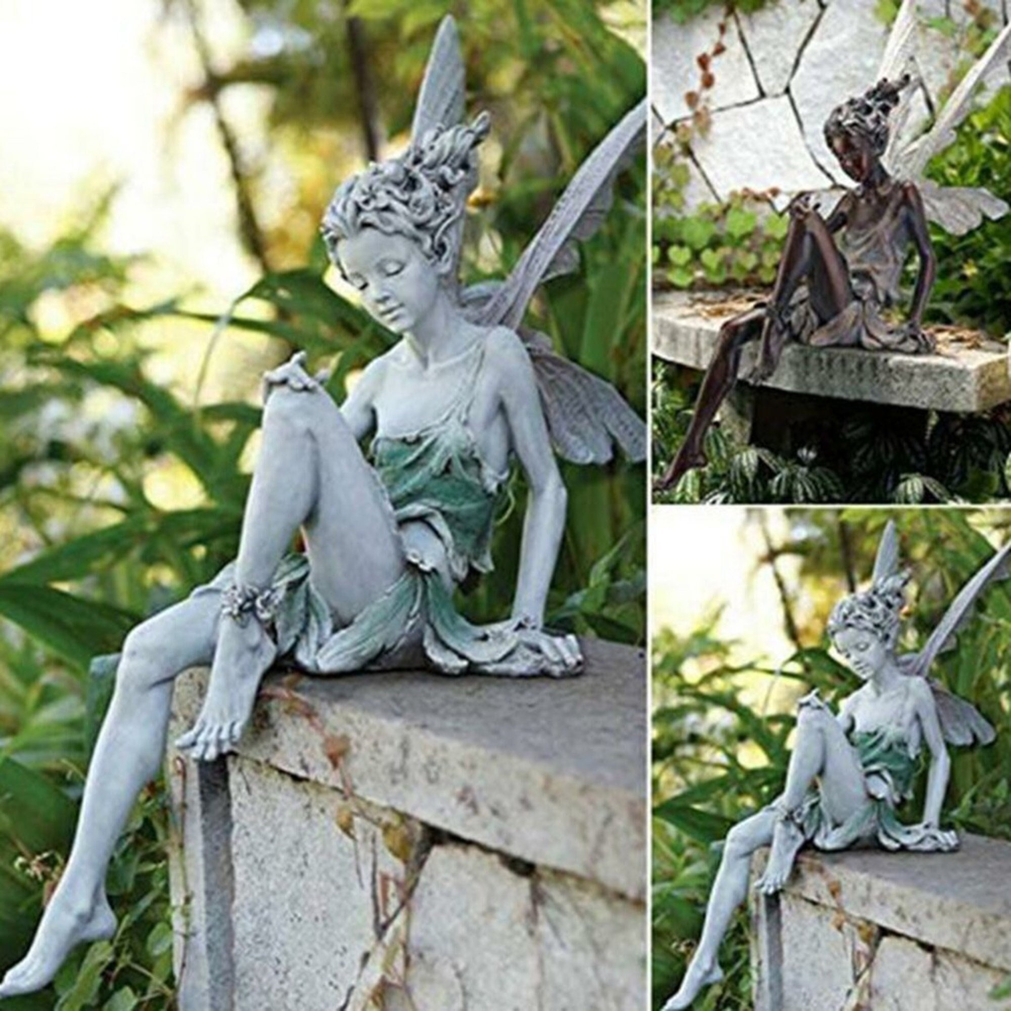 Jardin Zen Dragon Résine Statue Outdoor Jardin Décoration Artisanat Bureau  Décoration Ornement