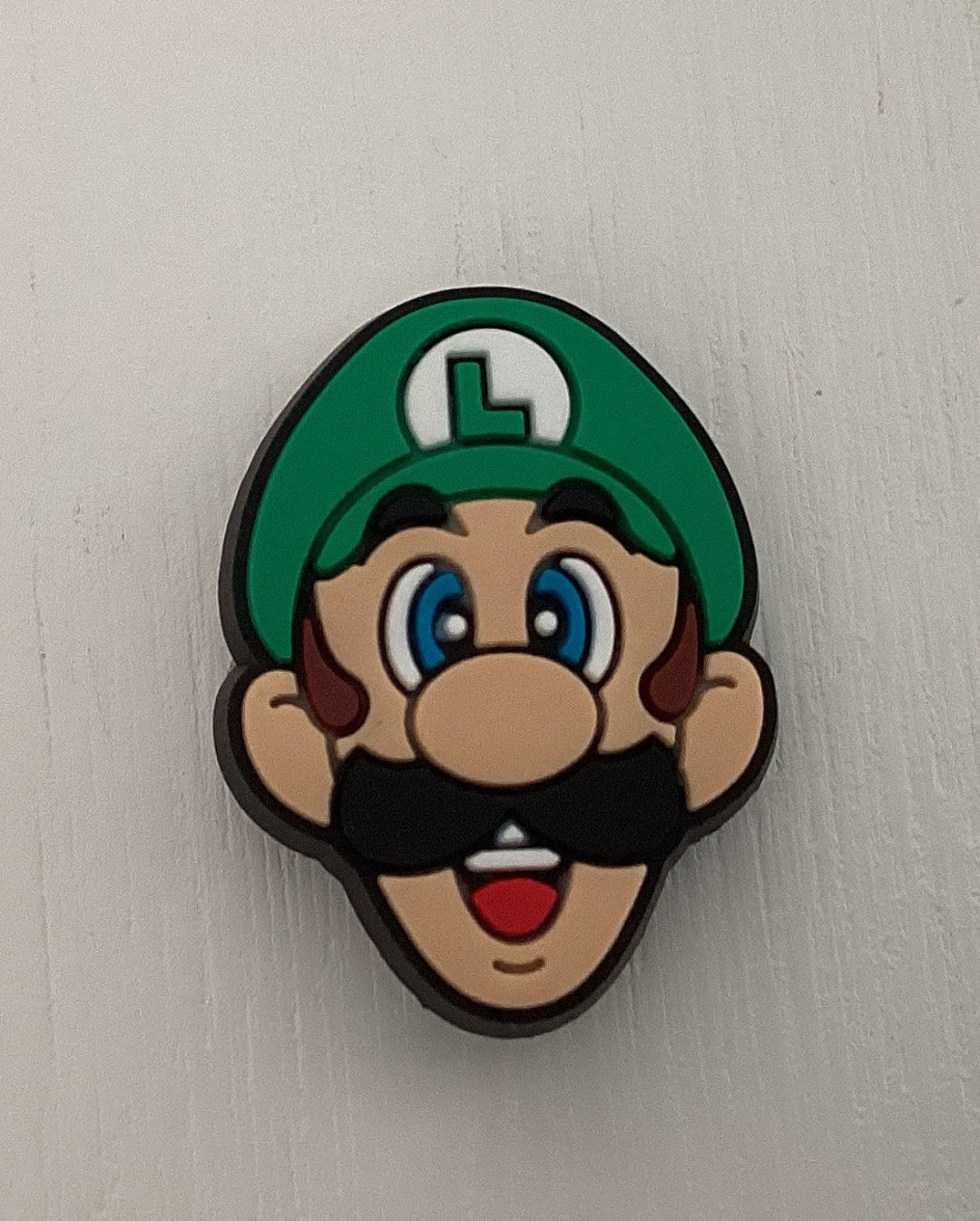 Luigi Croc Charm Jibbitz Mario Etsy