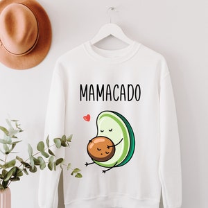 Avocado Pregnancy Sweatshirt: Mamacado New Mom Announcement