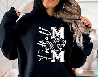 Football Season Hoodie, Football Mom Hoodie, Game Day Football Hoodie, Sport Mom Gifts, Football Lover Clothing, Football Mama Hoodie