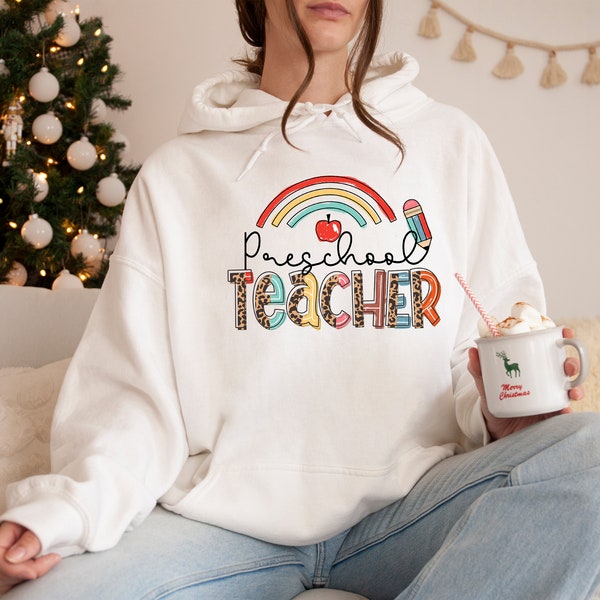 Preschool Teacher Hoodie, Preschool Hoodie, Pre-K Teacher Teacher Hoodie, Cute Teacher Hoodie, Preschool Teacher Hoodie