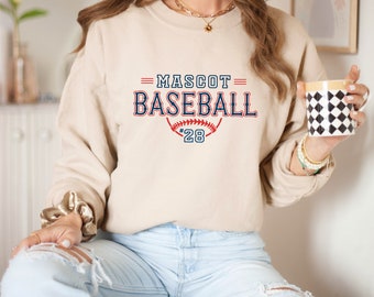 Custom Baseball Sweatshirt, Personalized Baseball Sweatshirt, Baseball Team Name Sweatshirt, Custom Baseball Team Sweatshirt, Game Day Gift