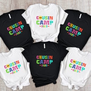 Cousin Camp 2025 Shirt, Cousin Crew 2025 Shirt, Matching Cousin Shirts, Cousin Camp Shirts, Summer Cousin Shirts, Summer Family Tee