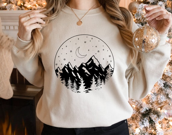 Mountain silhouette online sweatshirt