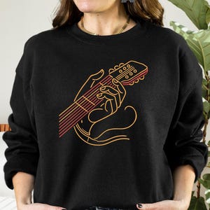 Guitar Sweatshirt, Mens Sweater, Funny Guitar Sweater, Guitar Gift Sweat, Musician Sweatshirt, Musician Gifts, Gift for Best Friend