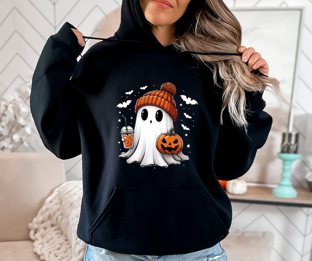 Ghost Halloween Sweatshirt - Spooky Season Hoodies For Women And Men