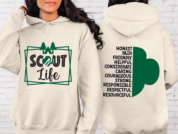 Sudadera con capucha Scout Life sudadera con capucha motivacional