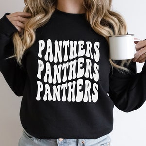 Panthers Sweatshirt, Panthers Sweatshirt, Game Day Sweatshirt, Football Season Sweatshirt, Baseball Season Sweatshirt, Panthers Sweatshirt
