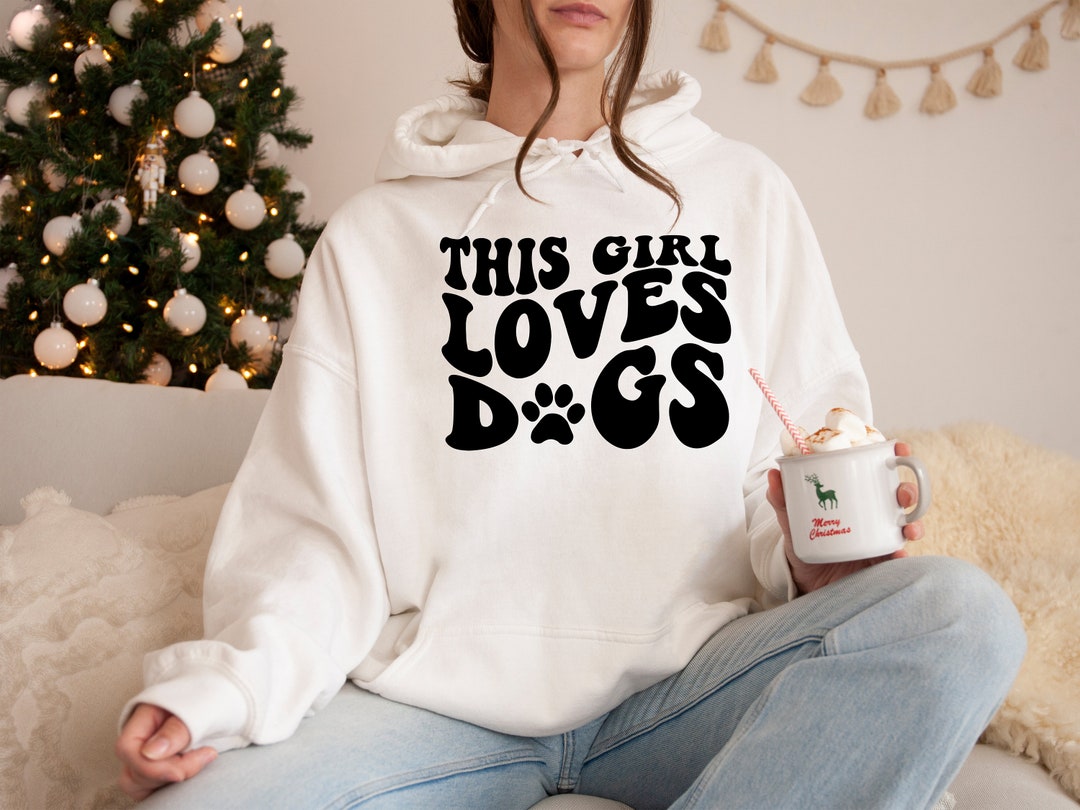 This Girl Loves Dogs Hoodie, Dog Lover Hoodie, Animal Lover Hoodie, Gifts for Dog Lovers, Dog