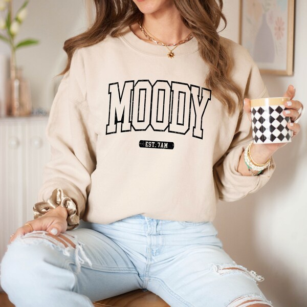 Moody All day Everyday Graphic Sweatshirt