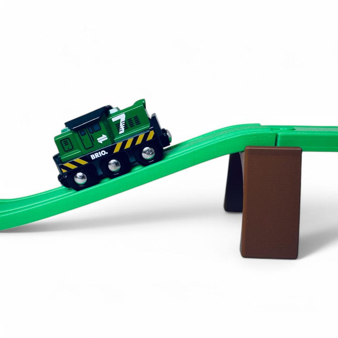 Ascending Train Track for Wooden Type Train Track, Compatible With Brio ...
