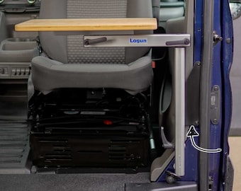 Ford Transit | Lagun Table B-Pillar Mount (Passenger/Driver Seat)