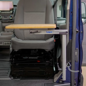 Ford Transit | Lagun Table B-Pillar Mount (Passenger/Driver Seat)