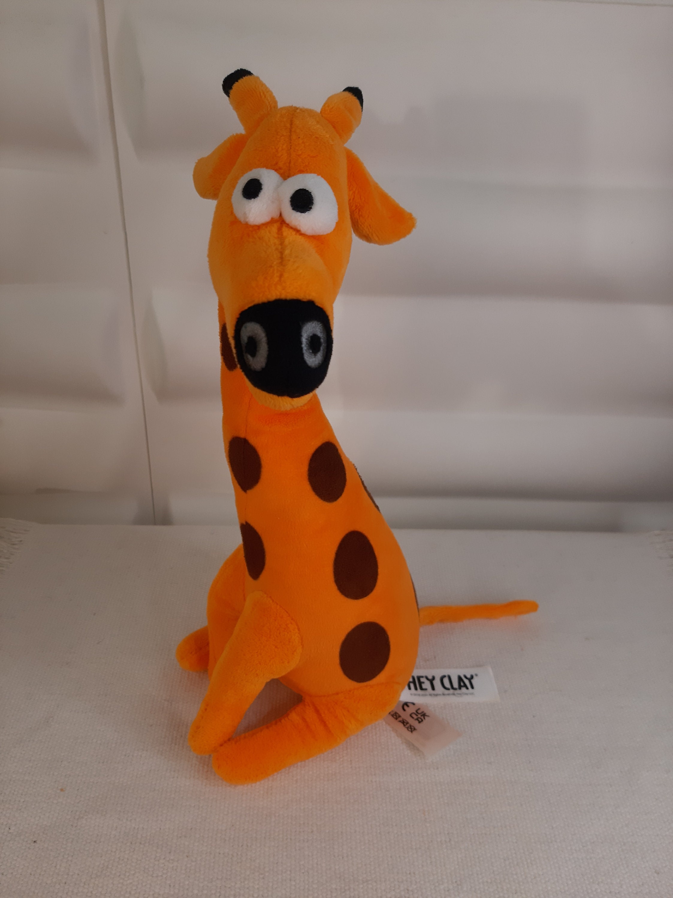 Orange Giraffe, Hey Clay, Soft Plush - Etsy