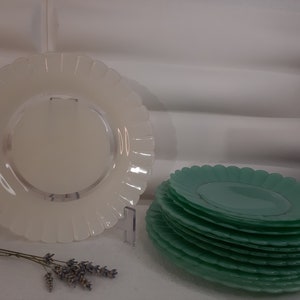 Lys - Set di 18 piatti in vetro trasparente - Duralex