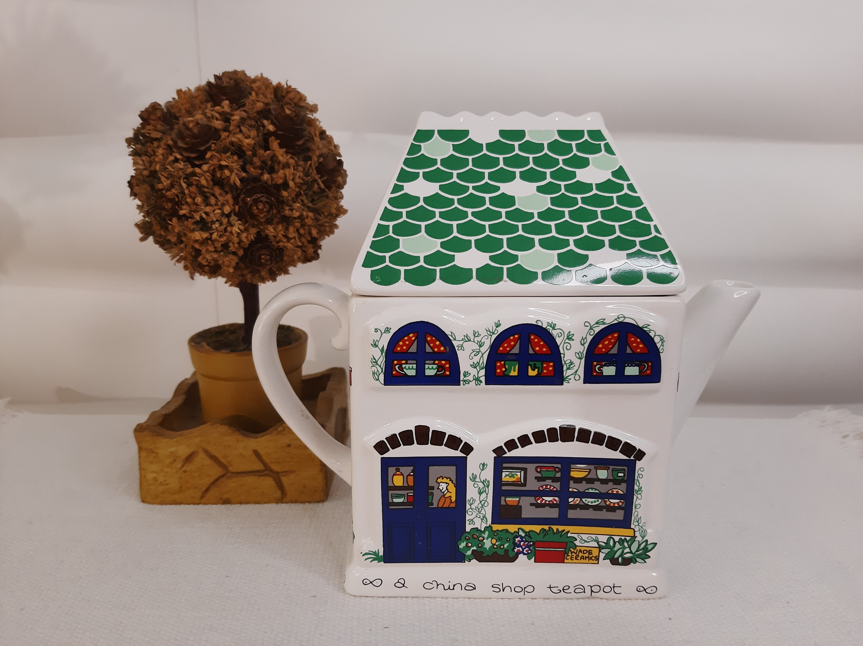 Collectible Teapot Wade English Life Teapots China Shop, Vintage Etsy