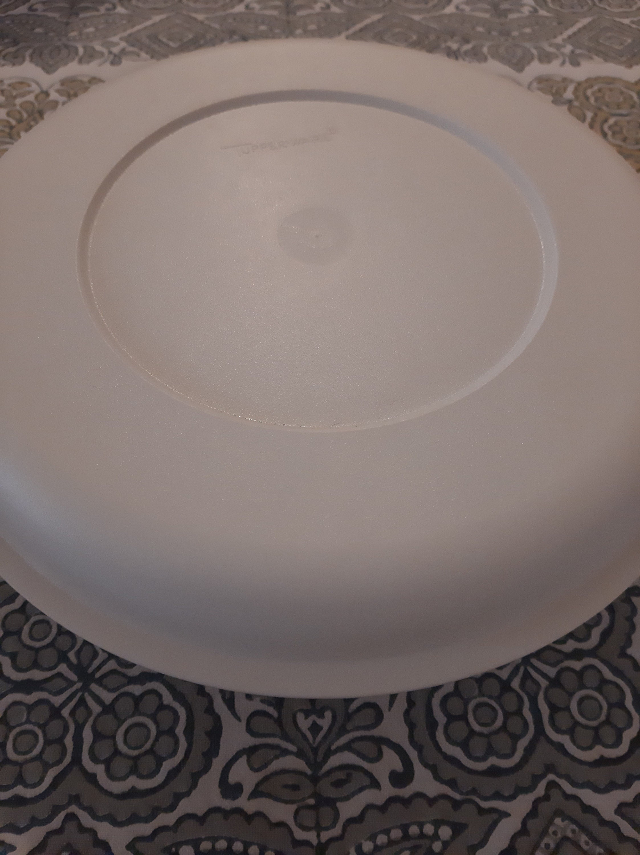 Vintage TUPPERWARE 17092 Serving Plate With Dividers and Lid Etsy