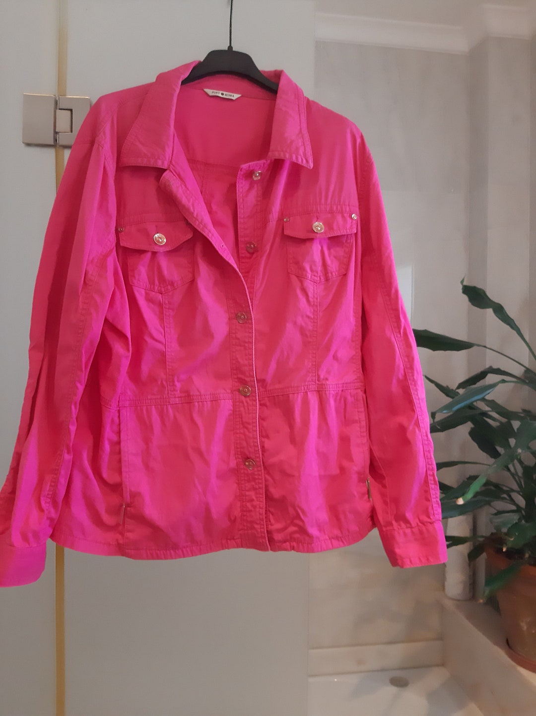 Chaqueta vaquera fina rosa Punt Roma México