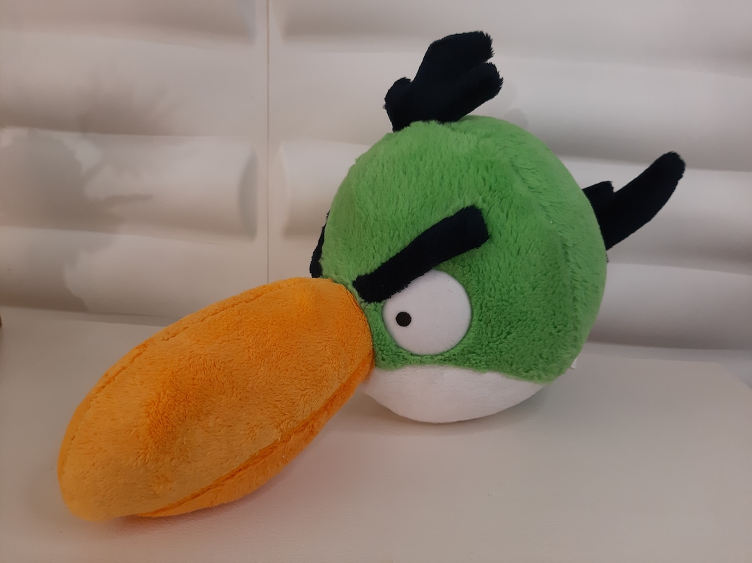 Hal, Green, From Angry Birds, Plush Etsy