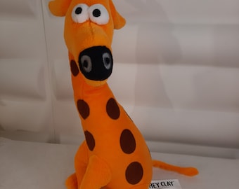 Orange Giraffe, Hey Clay, Soft Plush