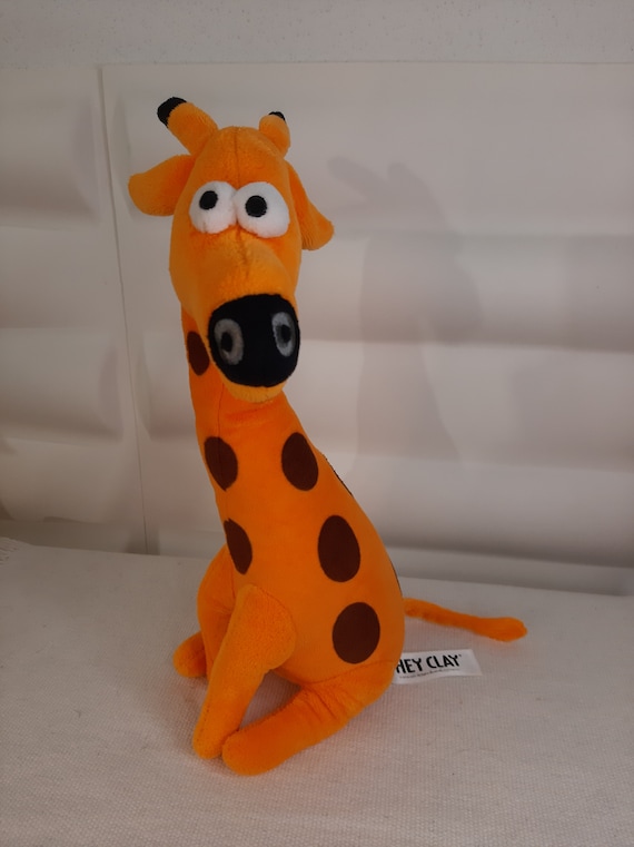 Orange Giraffe, Hey Clay, Soft Plush - Etsy
