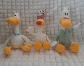 Soft toys, Sitting Ducks, Mcdonalds 2003, vintage