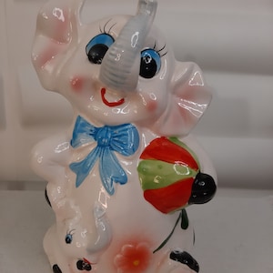 Vintage Kitsch olifantenplanter