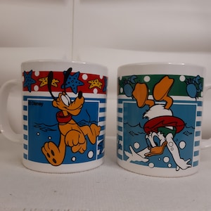 Set of 2 Disney Mugs, Staffordshire, England