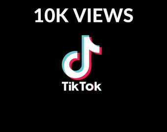 TikTok 10.000 visualizzazioni, potenzia a vita la tua presenza online, modelli per social media, alta qualità