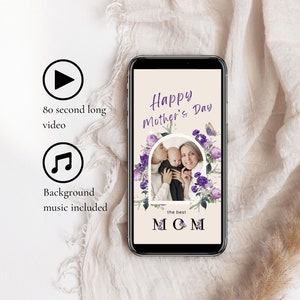 Biglietto animato personalizzato per la festa della mamma, animazione per la festa della mamma, biglietto personalizzato per la festa della mamma con fiori, biglietto per la festa della mamma, biglietto per la festa della mamma personalizzato
