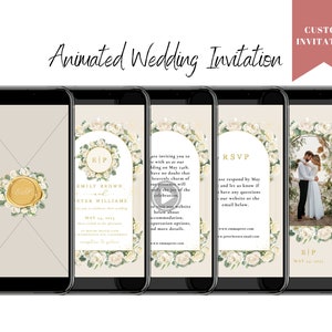 Benutzerdefinierte Video Hochzeitseinladung, animierte Hochzeitseinladung Video, Hochzeitseinladung , Hochzeitsvideo, Einladung Hochzeit