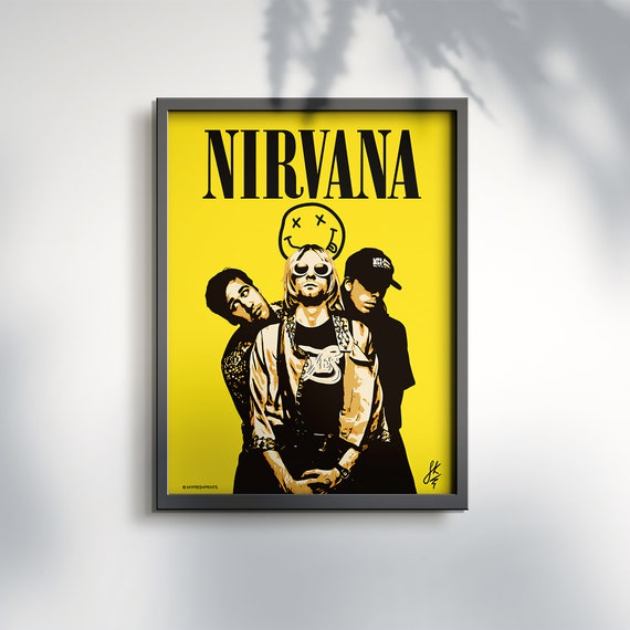 Nirvana Poster - Band Prints - Etsy