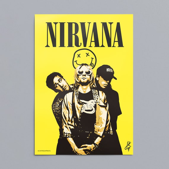 Nirvana Poster - Band Prints - Etsy