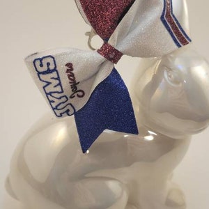 Custom cheer bow keychain