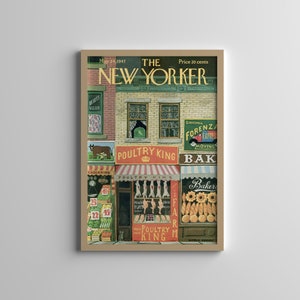 The New Yorker Magazine Cover - May 24, 1947 - Vintage Art Poster - Retro Magazine Print - New Yorker Print - Aesthetic Room Decor