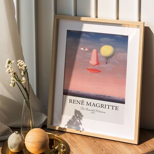 Affiche René Magritte Les belles relations Art mural surréaliste impression vintage Peintures Magritte Art mural abstrait Affiche Magritte image 2