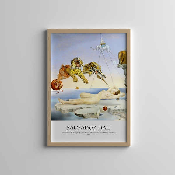 Salvador Dali Poster - Surrealismus Poster - Surrealismus Poster - Berühmte Gemälde - Klassische Kunst - Vintage Wandkunst - Dali Gemälde - Wohnkultur