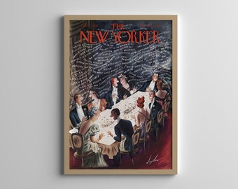 The New Yorker Print - January 7, 1939 - Aesthetic Room Decor - Magazine Cover Art - Retro Magazine Print - New Yorker Wall Art - Home Decor