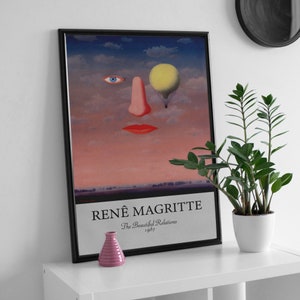 Affiche René Magritte Les belles relations Art mural surréaliste impression vintage Peintures Magritte Art mural abstrait Affiche Magritte image 6