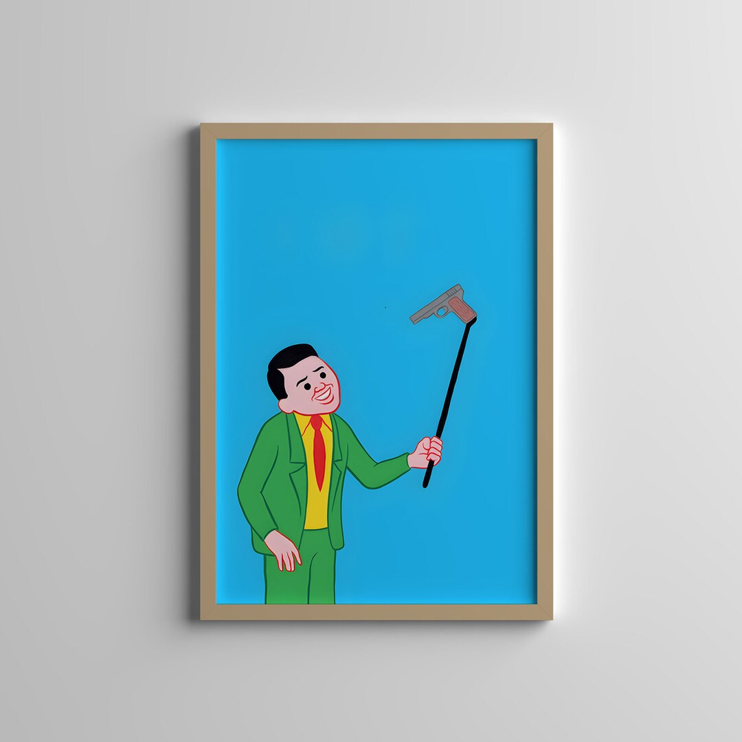 Joan Cornellà Poster Selfie Cartoon Paintings Funny Wall Art Humorous Art Print Joan Cornellà