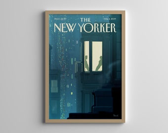 The New Yorker Magazine Print - 11 février 2019 - Gallery Wall - vintage Art Poster - Aesthetic Room Decor - New Yorker Magazine Poster