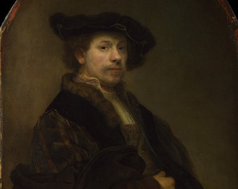 Framed poster. Rembrandt van Rijn - Self Portrait at the Age of 34